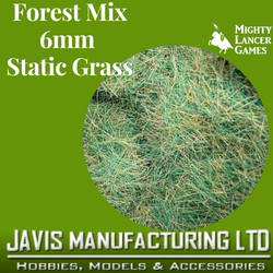 Forest Mix 6mm Static Grass - Javis Tub