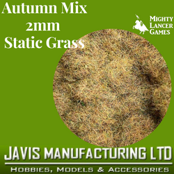 Autumn Mix 2mm Static Grass - Javis Tub