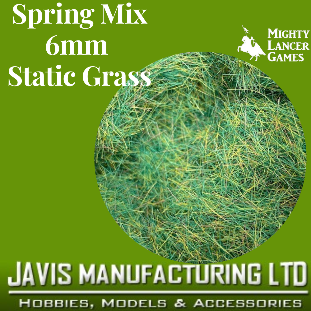 Spring Mix 6mm Static Grass - Javis Tub