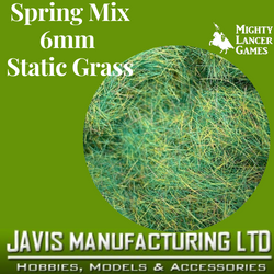 Spring Mix 6mm Static Grass - Javis Tub