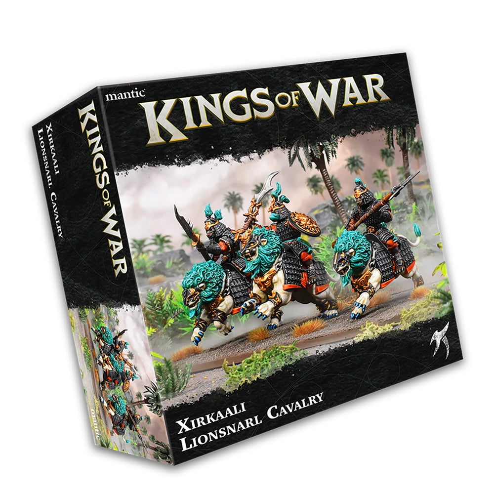Kings of War Xirkaali Lionsnarl Cavalry Regiment | Mantic Games Resin Miniatures
