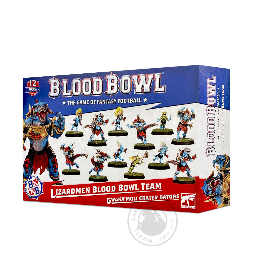 Gwaka'moli Crater Gators Lizardmen Blood Bowl Team