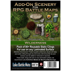 Wilderness RPG Battlemap Add-Ons - Removable Stickers