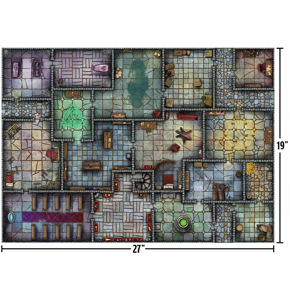 Dungeon Map Gift Wrap