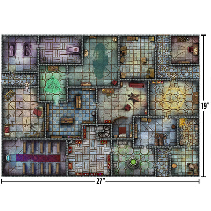 Dungeon Map Gift Wrap