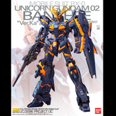 Model kit of a Unicorn Gundam 02...