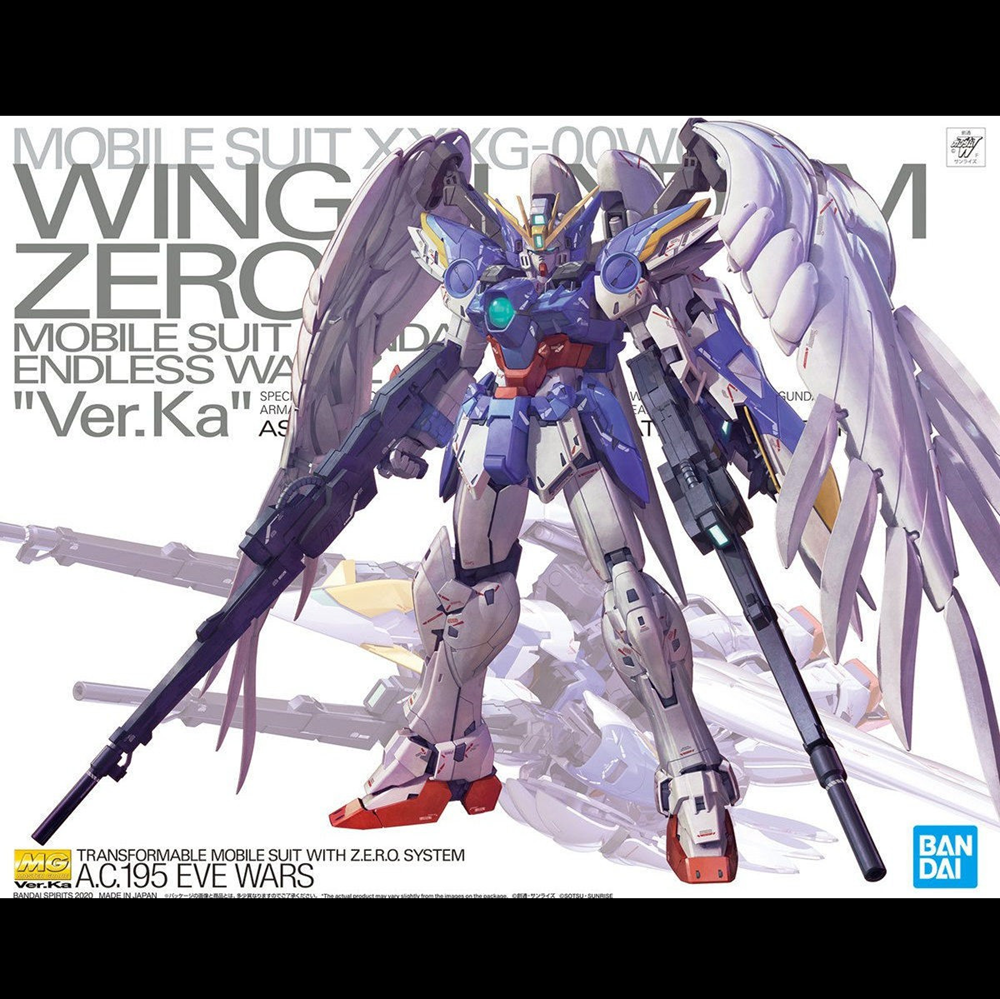 MG Wing Gundam Zero Endless Waltz Version Ka gunpla scale model kit box art