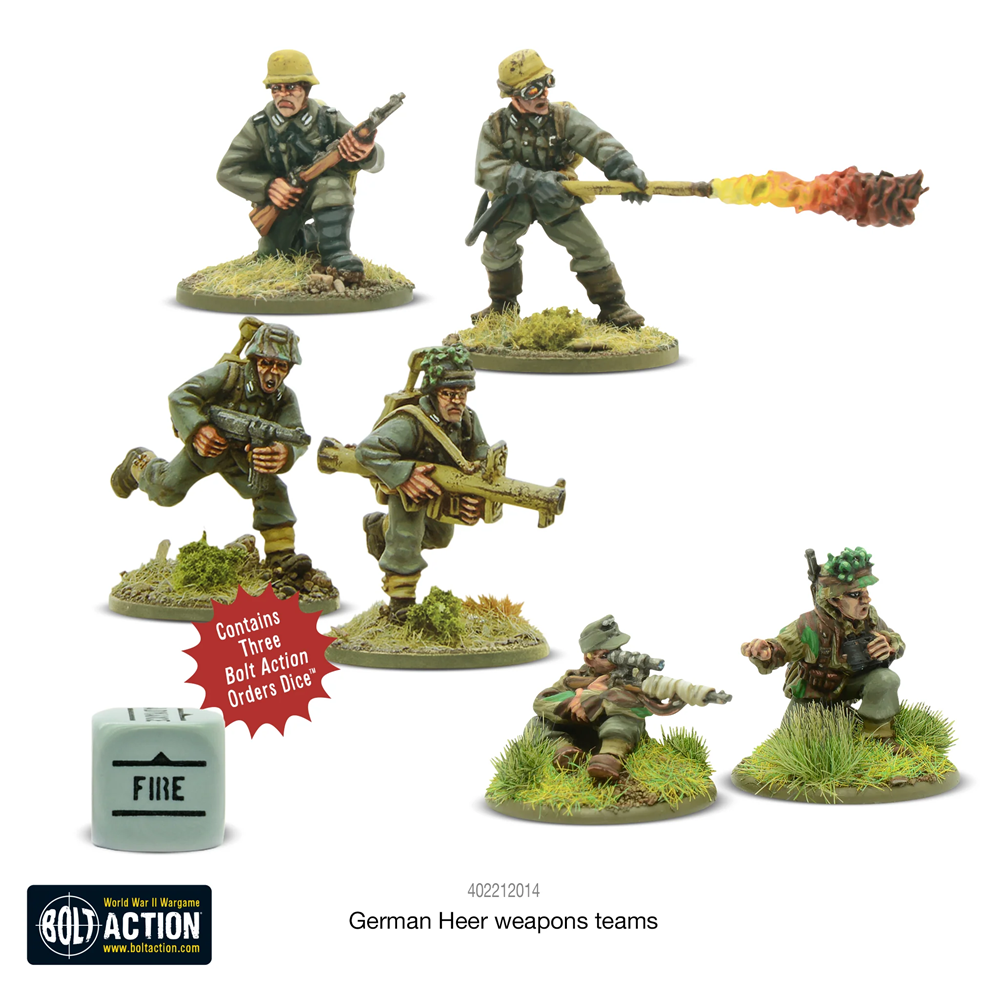German Heer Weapons Teams - Bolt Action