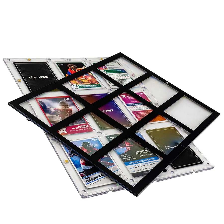 9-Card Black Border ONE-TOUCH Magnetic Card Holder - Ultra Pro
