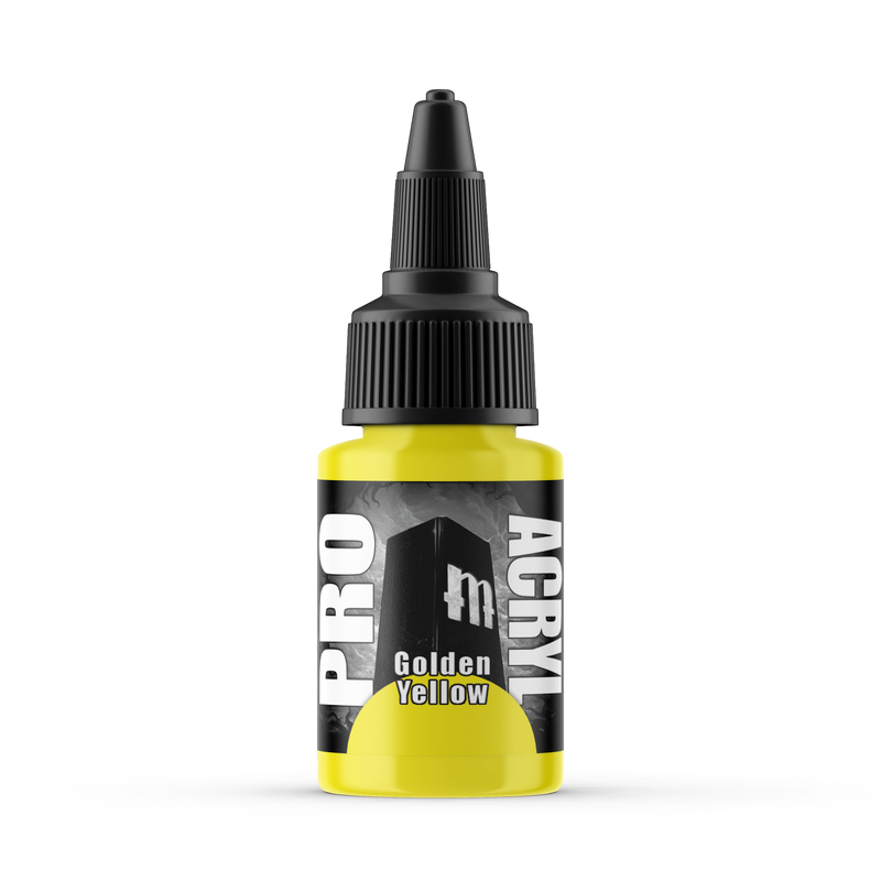 Pro Acryl Golden Yellow Paint 22ml
