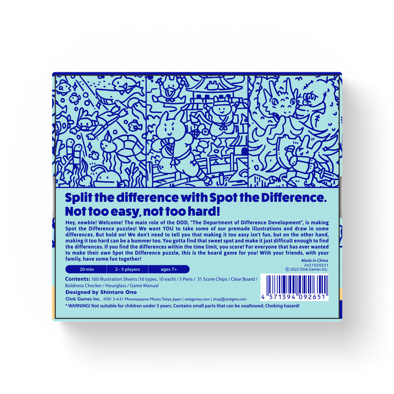 Spot the Difference Board gAme