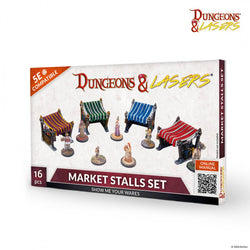 Market Stalls RPG Scenery - Dungeons and Lasers
