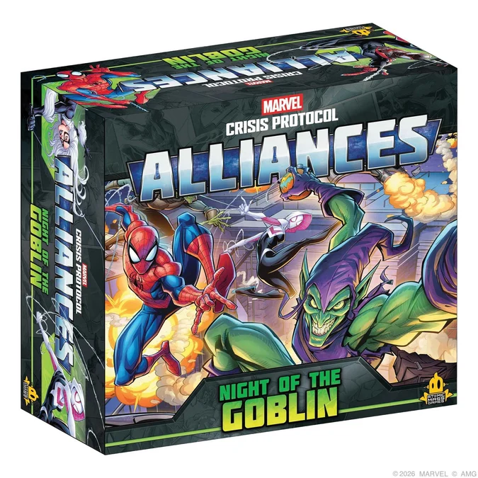 Marvel Crisis Protocol Alliances Night of the Goblin cooperative adventure game