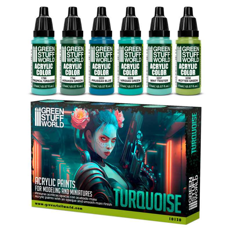 Maxx Formula Turquoise Paint Set - Green Stuff World