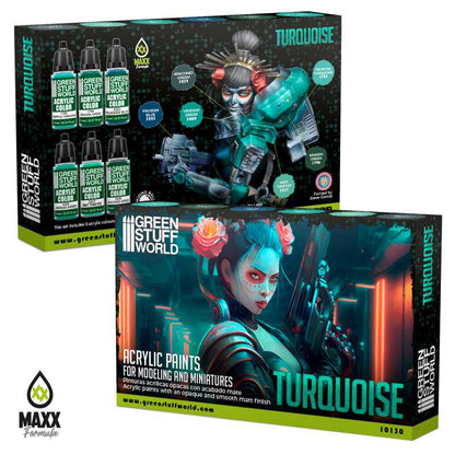 Maxx Formula Paint Set Turquoise GSW