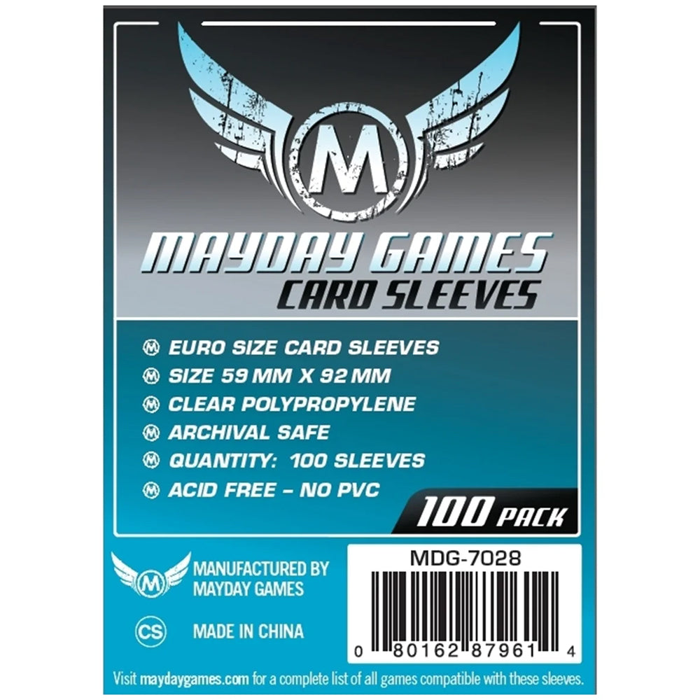 Premium Euro Card Sleeves 59x92mm Clear 50ct