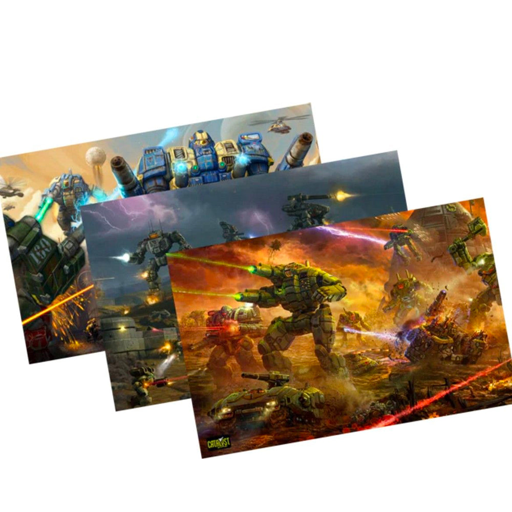 Battletech Mercenaries Supersized Poster Set