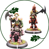 Two fantasy tabletop miniatures ...