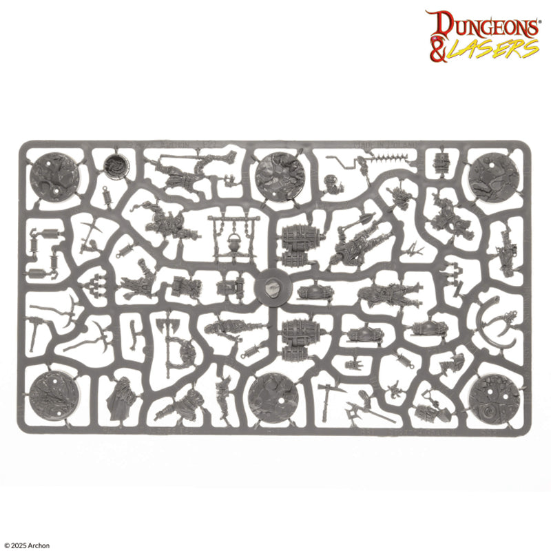 Dungeons & Lasers: Dwarven Miners RPG Miniatures