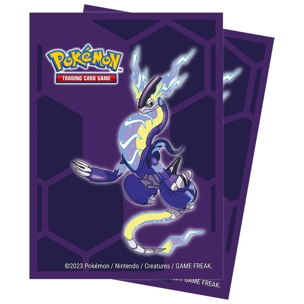 Ultra-Pro Pokémon Miraidon Full-Art Deck Protector Sleeves – Purple