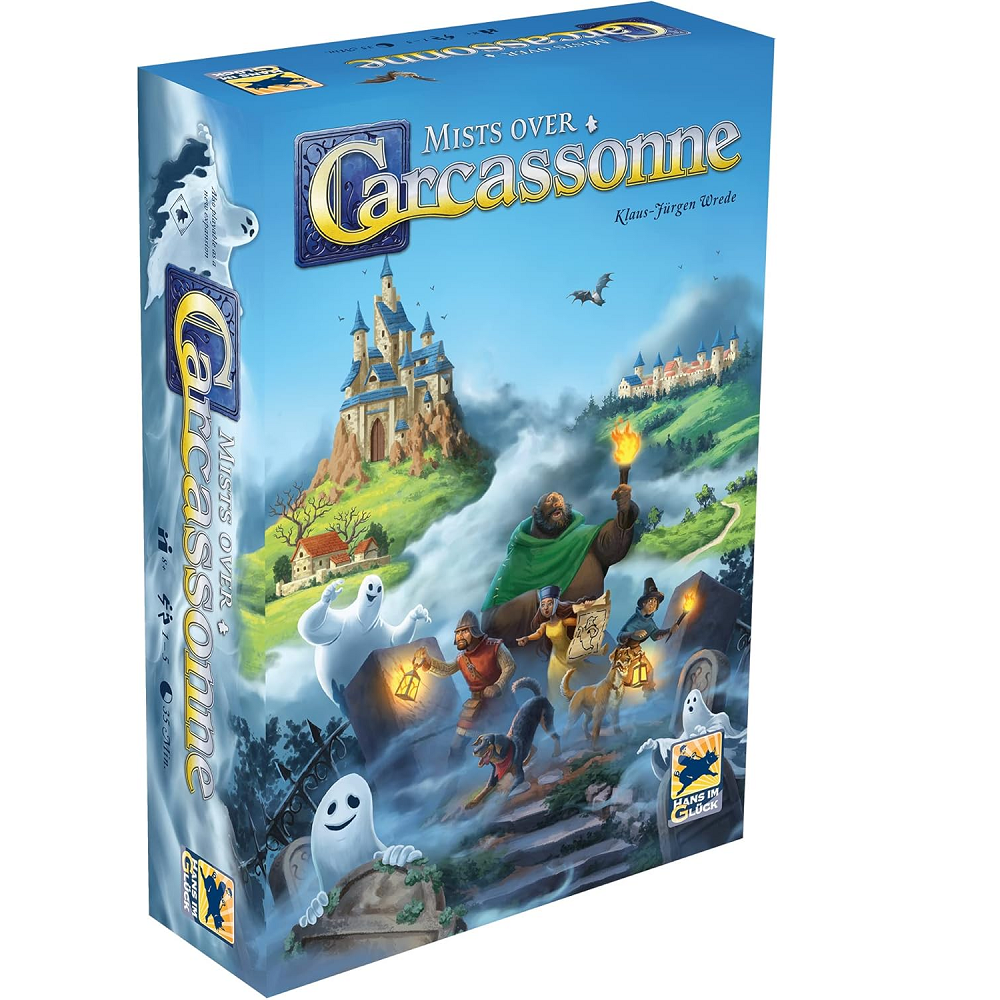 Step into the mystical world of Carcassonne with Mists Over Carcassonne, the first cooperative game in this beloved series