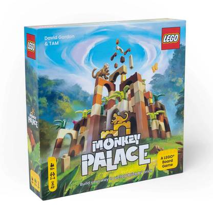 LEGO Monkey Palace board game box on a white background