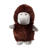Plush toy hedgehog with brown sp...