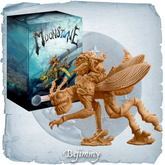 An unpainted fantasy tabletop mi...