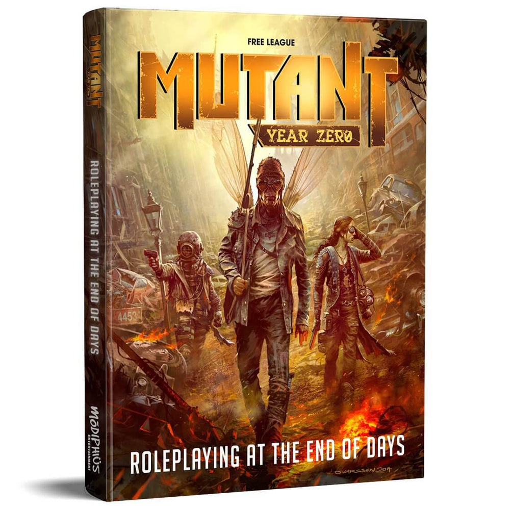 Mutant Year Zero Post Apocalyptic Roleplaying Hardback