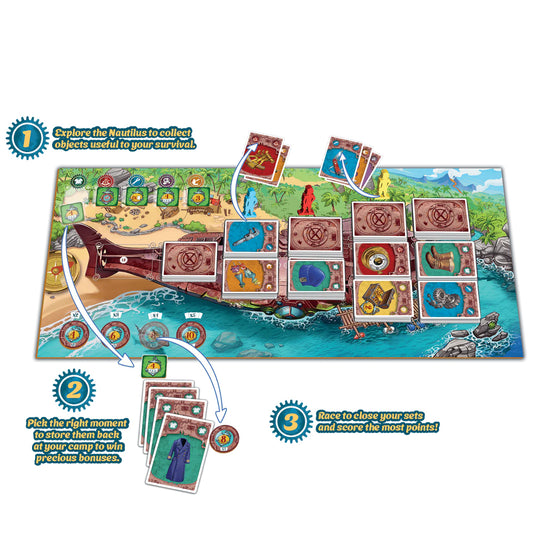 Nautilus Island Family Board Game