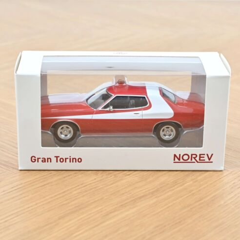 Norev Gran Torino Red and White Jet-Car (270586)
