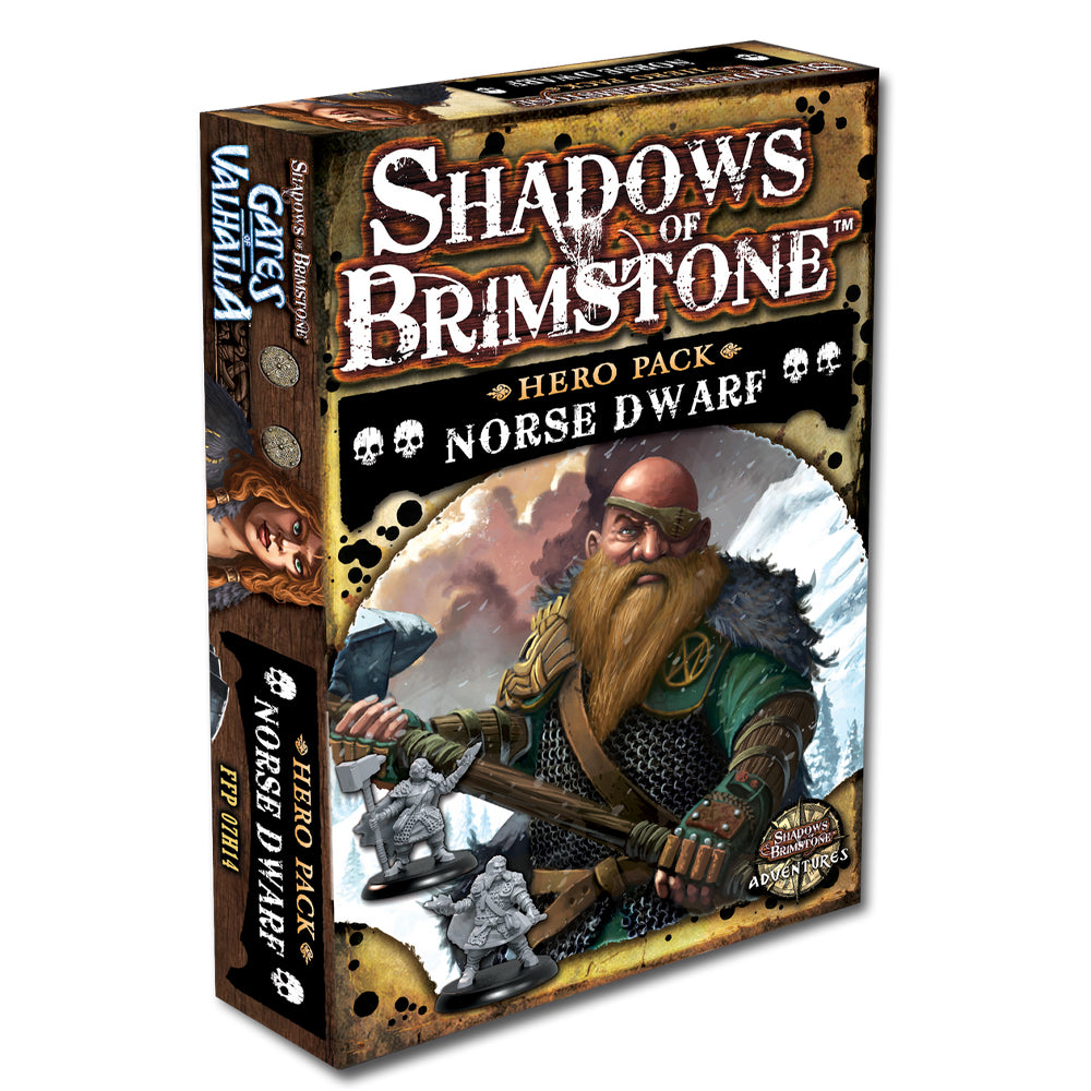 Shadows of Brimstone: Norse Dwarf Hero Pack – Hero Expansion