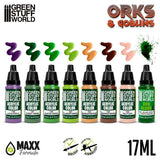 Maxx Formula Orc & Goblin Themed Acrylic Paints