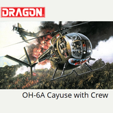OH-6A Cayuse With Crew 1:35 Scal...