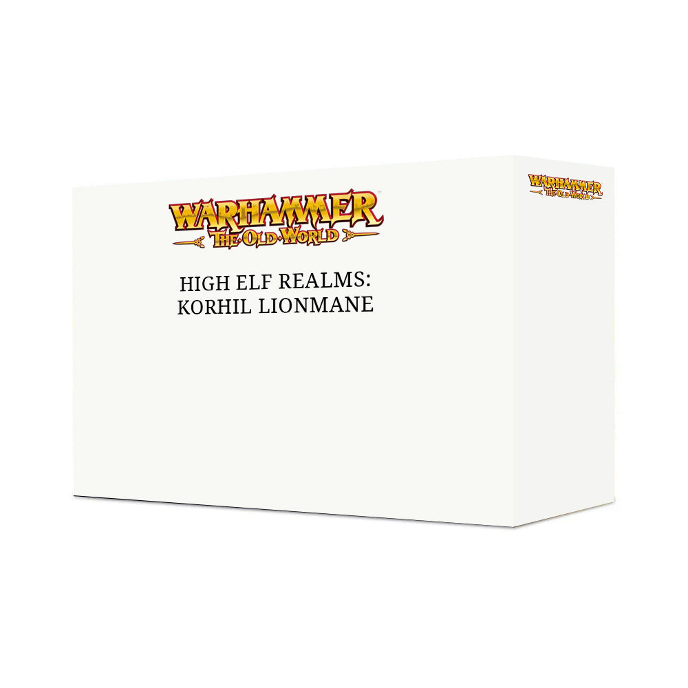 High Elf Realms Korhil Lionmane White Box