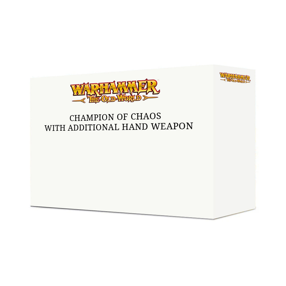 Champion of Chaos with Additional Hand Weapon White Box