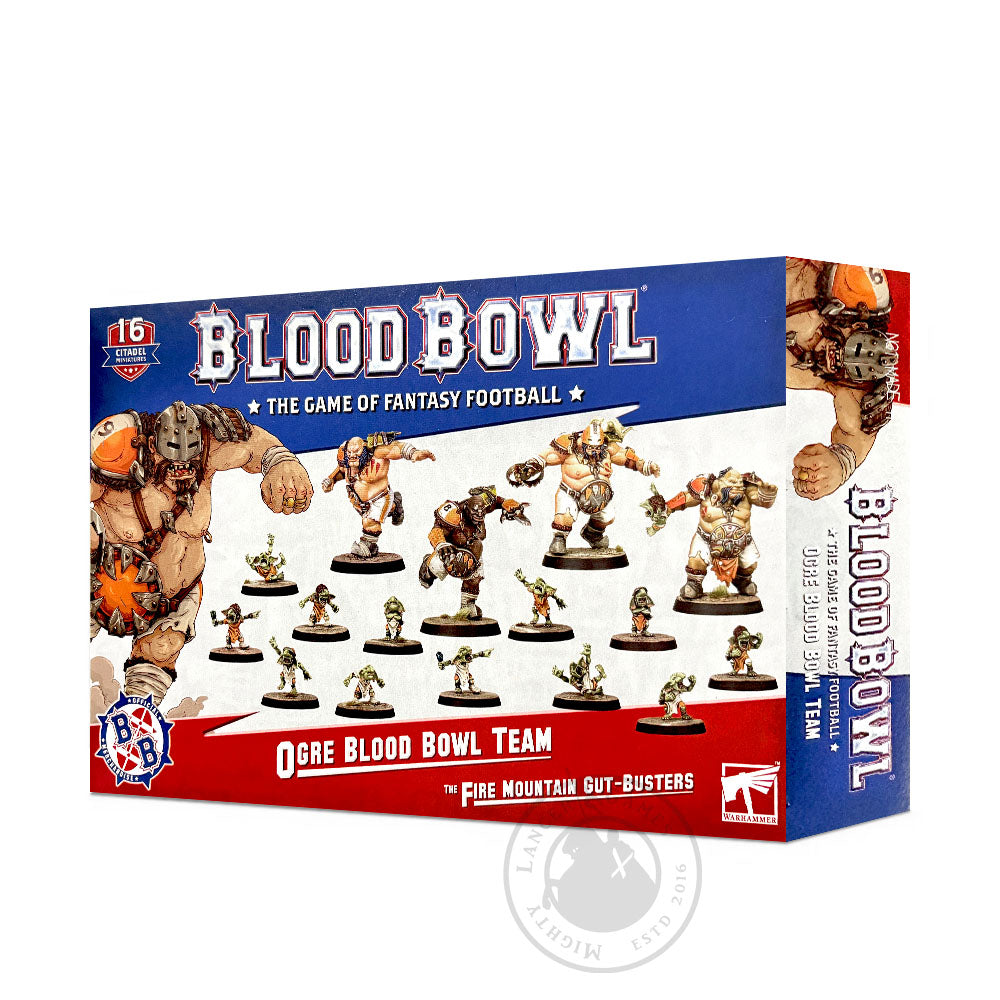 The Fire Mountain Gut Busters Ogre Blood Bowl Team