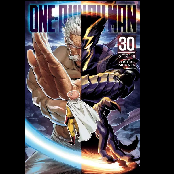 One-Punch Man, Vol. 30 by ONE features Saitama in a deadly battle against the Monster Association. 200-page paperback, rated for teens, Shonen Jump series