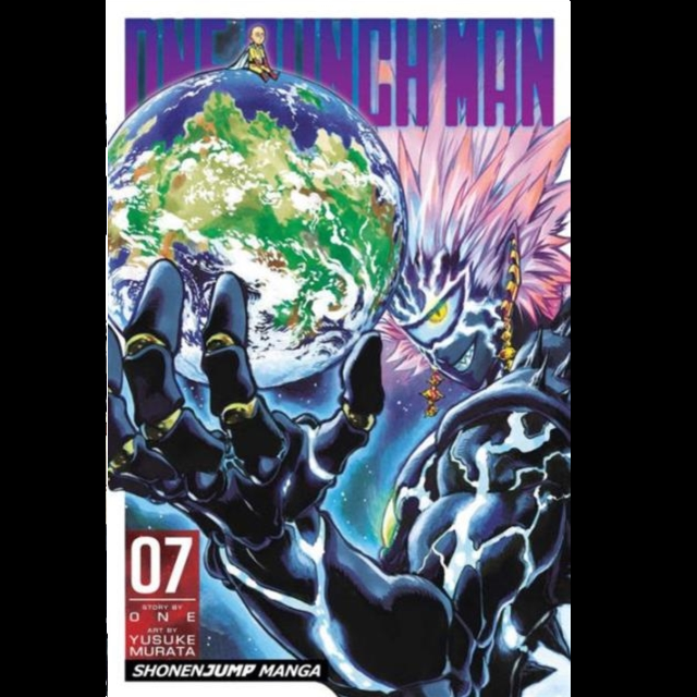 One-Punch Man volume 7 a 216 page paperback manga graphic novel by ONE with art by Yusuke Murata