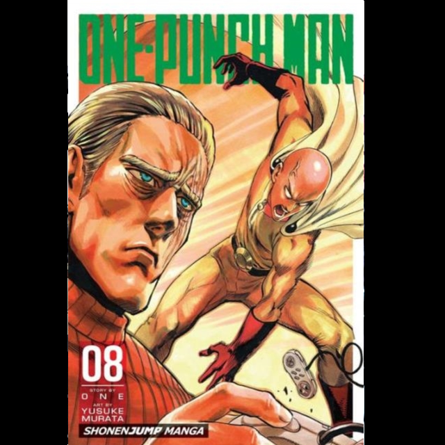 One-Punch Man volume 8 a 200 page paperback manga graphic novel by ONE with art by Yusuke Murata.