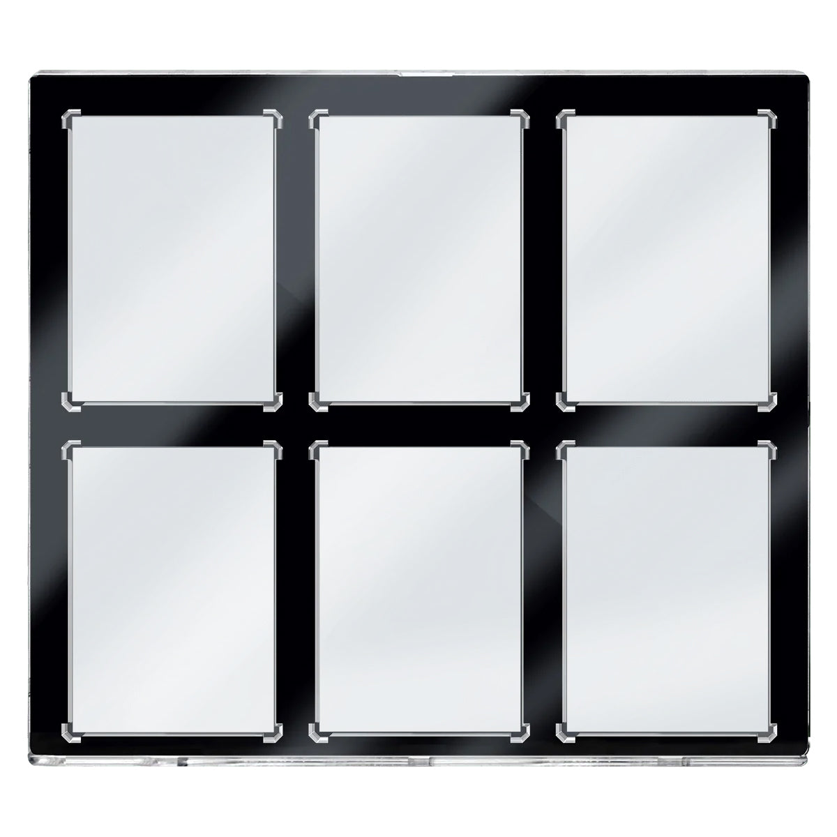 Blank Frame 6 Card Magnetic Ultra-Pro Trading Card Display