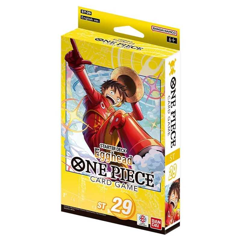 One Piece card game starter deck packaging with character illustration on a white background