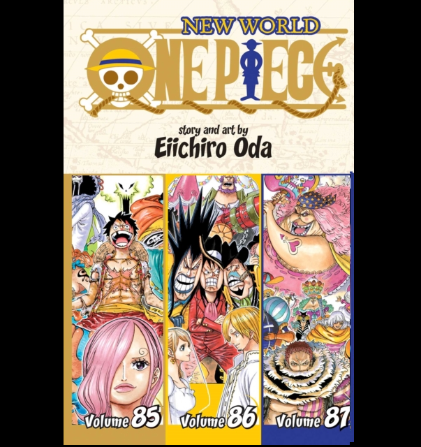 One Piece Omnibus 29 collects Vols 85–87 in one 608-page paperback. Continue the Whole Cake Island arc. Shonen Jump, rated Teen+.