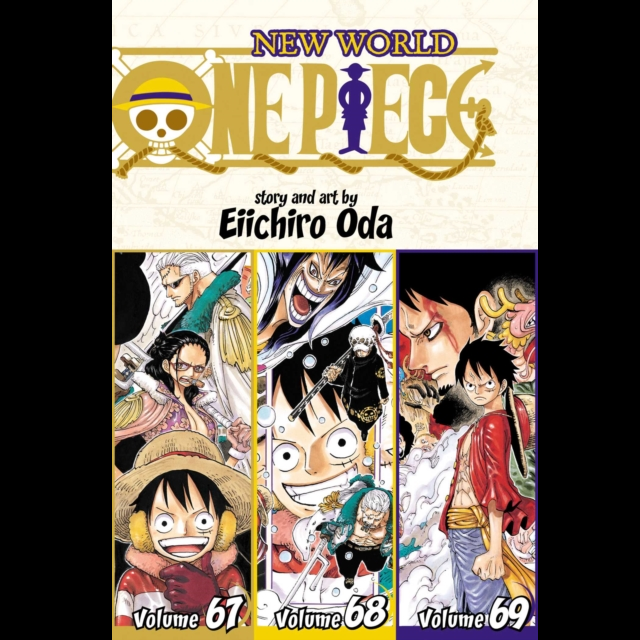 One Piece (Omnibus Edition), Vol. 23: Includes Vols. 67, 68 & 69 by Eiichiro Oda. Cover of 'One Piece' manga volumes 67, 68, and 69 with character illustrations.
