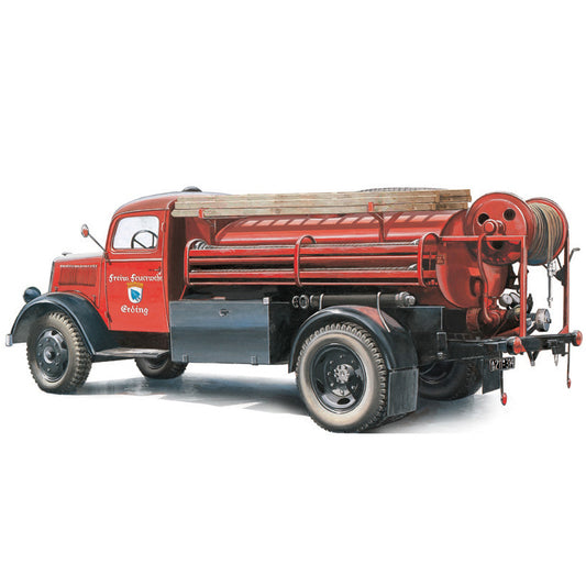 Opel Blitz Fire Truck Scale Model