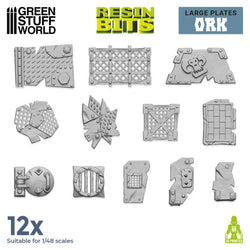 Large Orc Plate Components - Green Stuff World