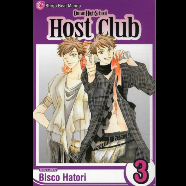 Ouran High School Host Club Vol. 3 paperback manga by Bisco Hatori