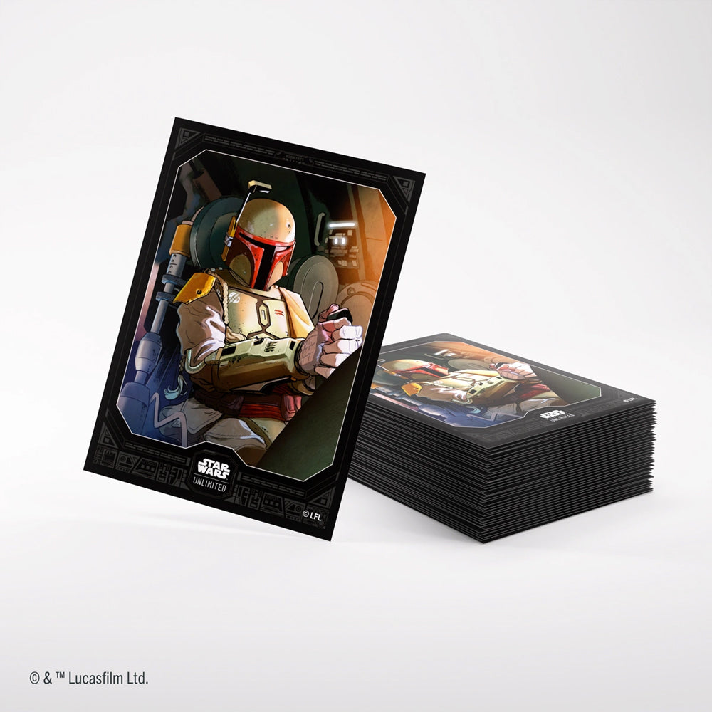 Boba Fett Art Sleeves Stack
