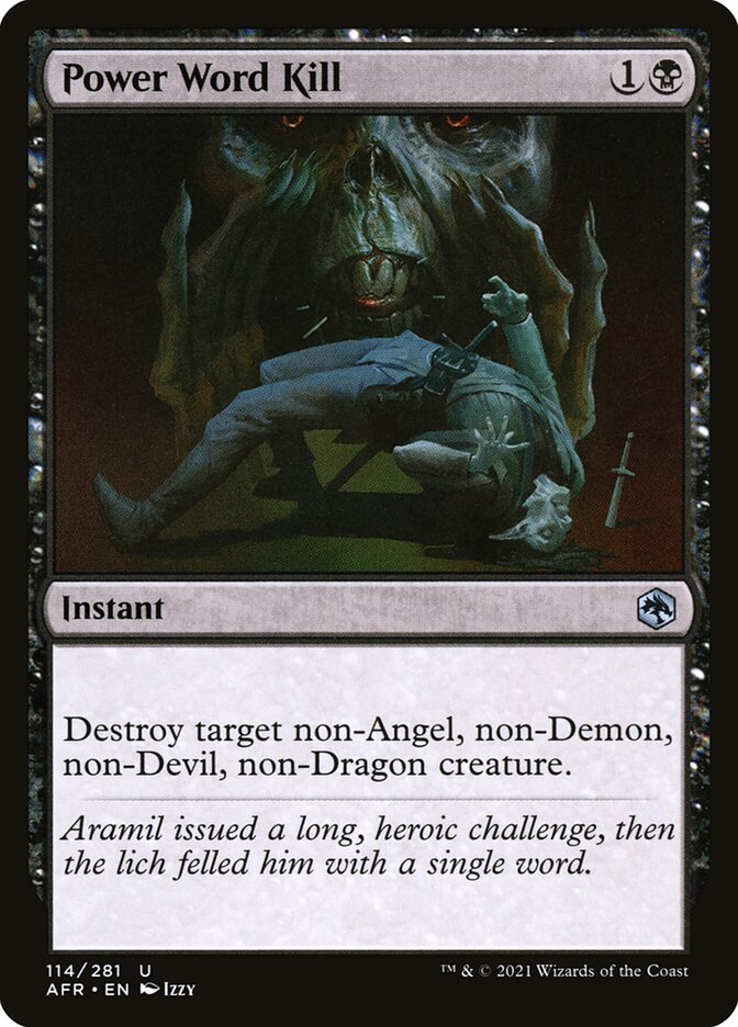 Power Word Kill Adventures In The Forgotten Realms #114