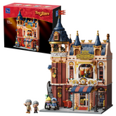 Toy store building model with fi...